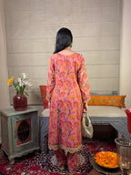 Floral Tucks Kurta