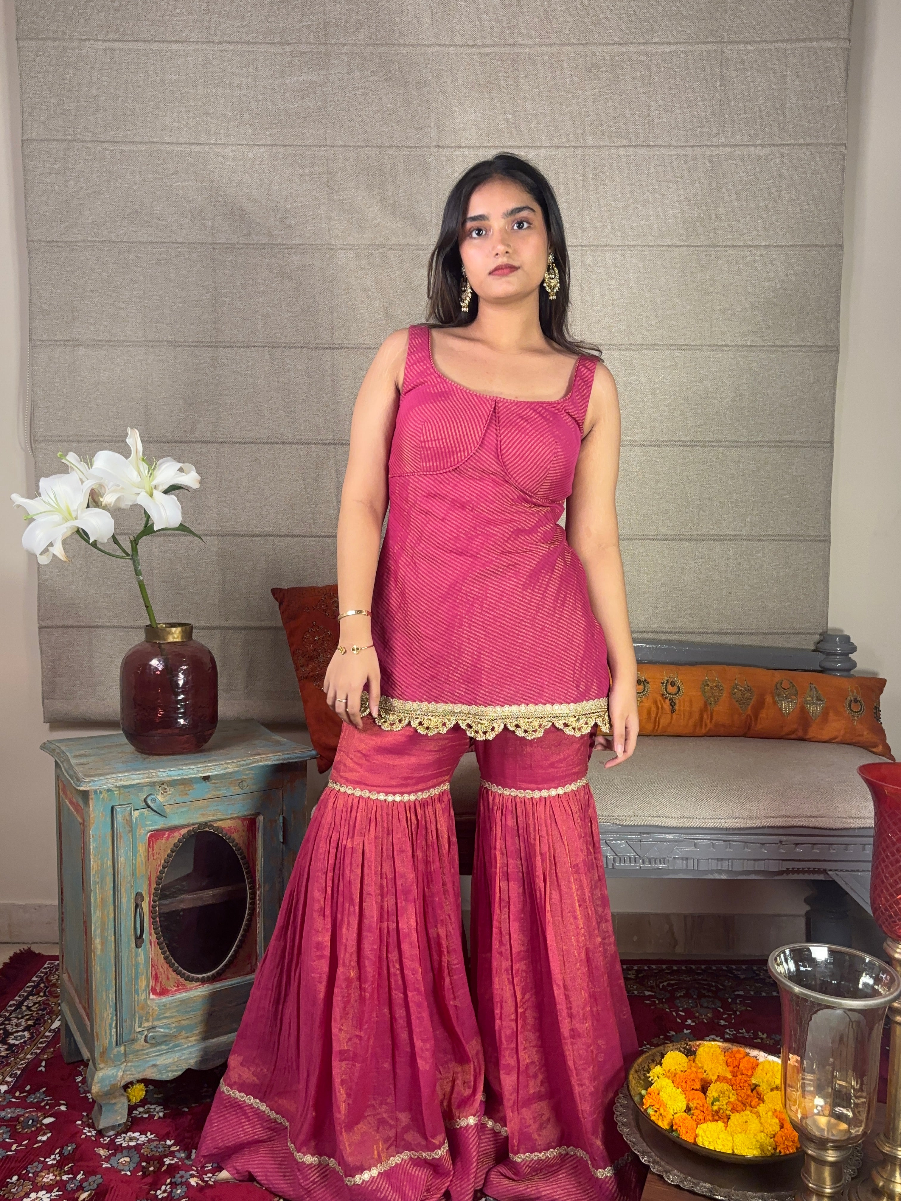Pink Garara set