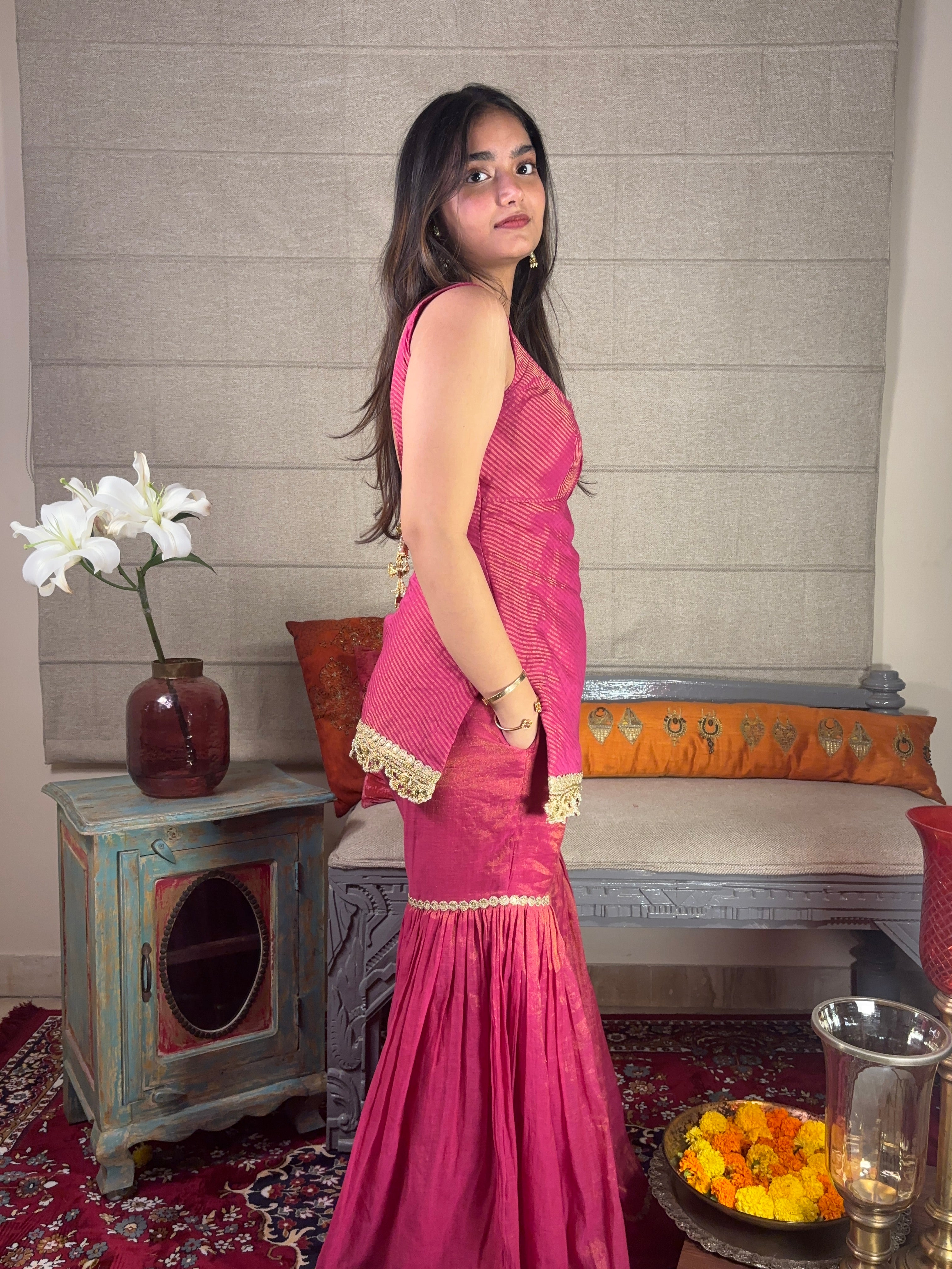 Pink Garara set