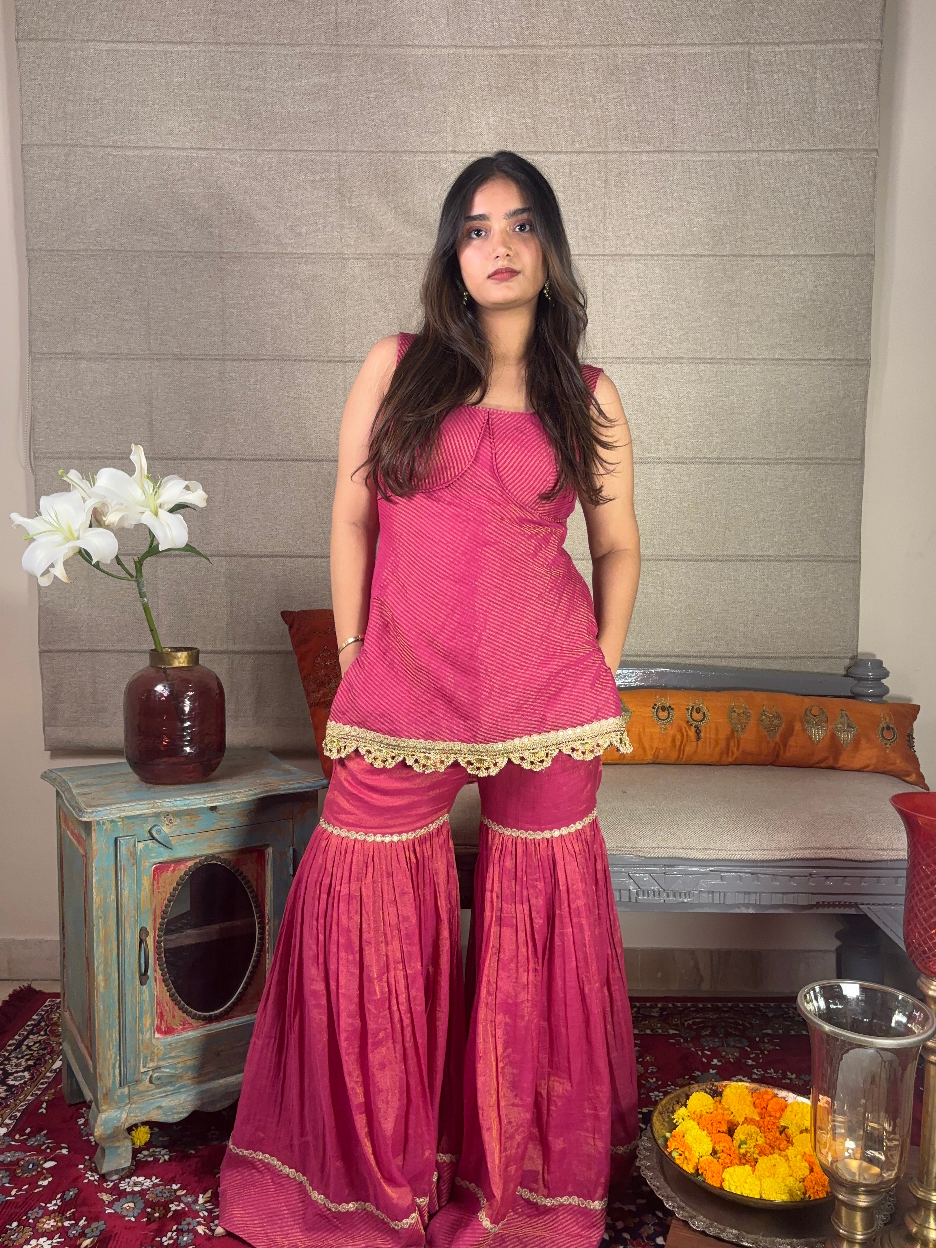 Pink Garara set