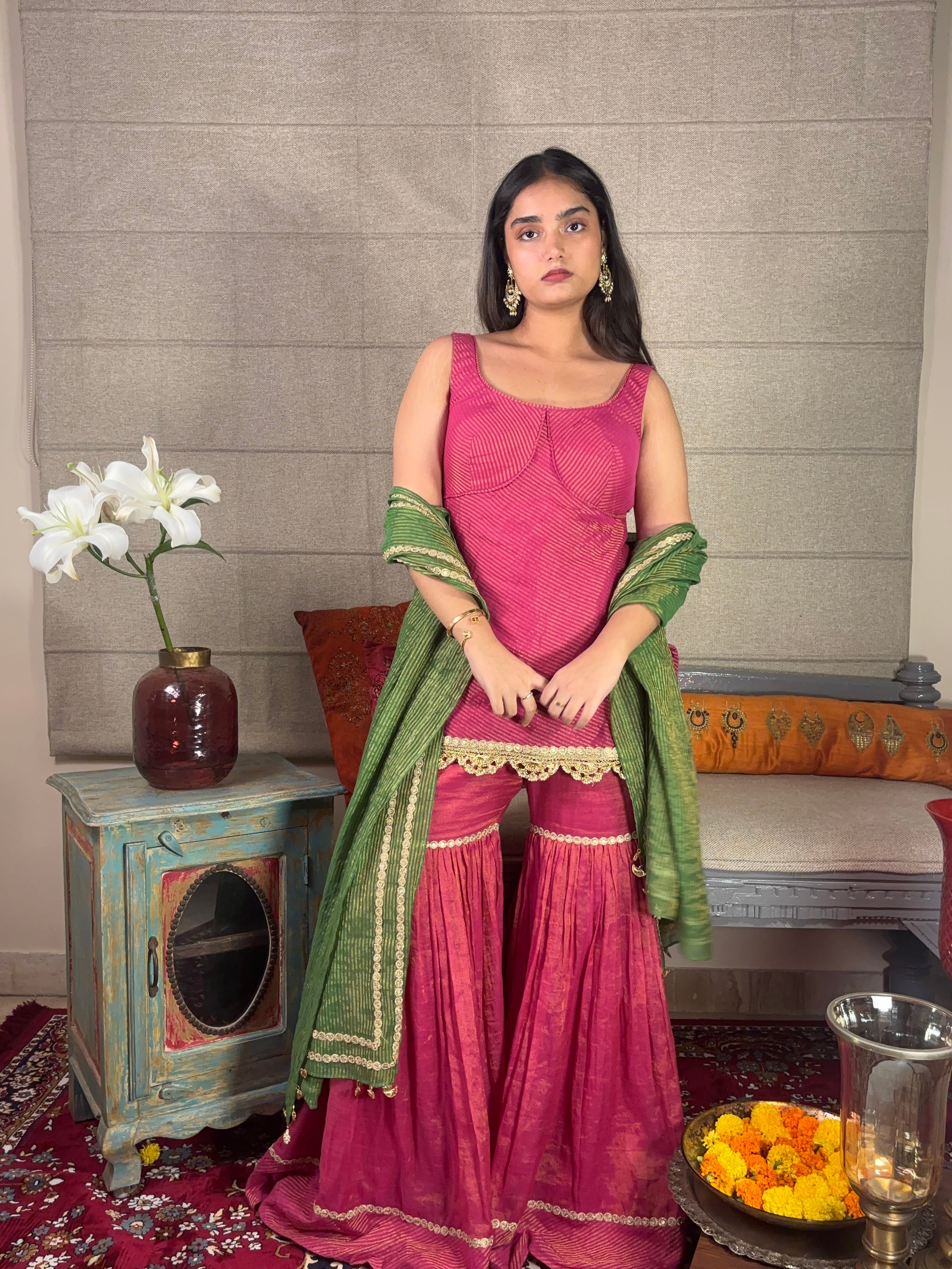 Pink Garara set