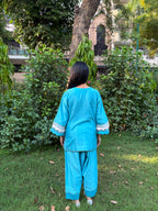 Marine Blue Kurta Set