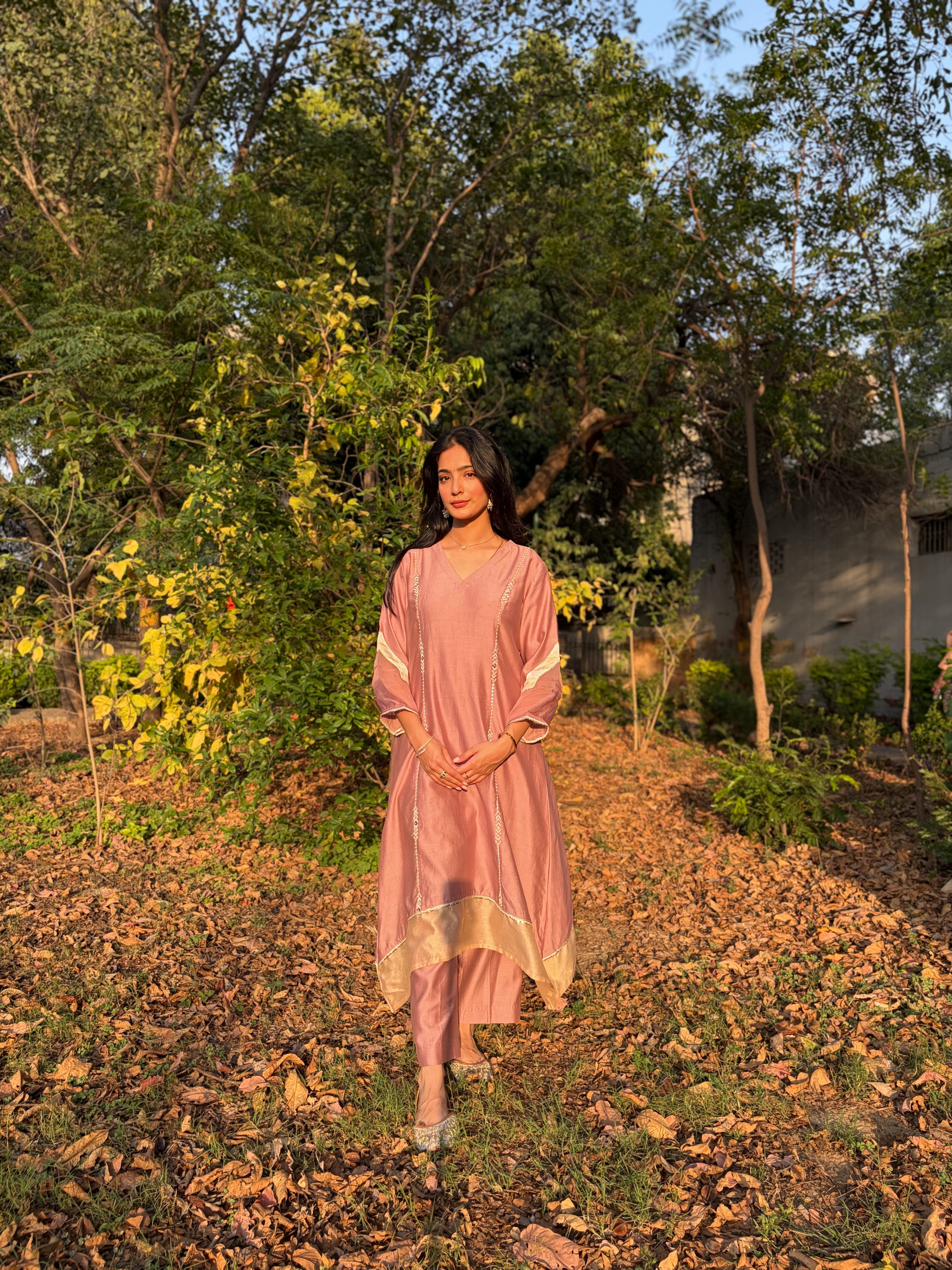 Old Rose Kurta Set
