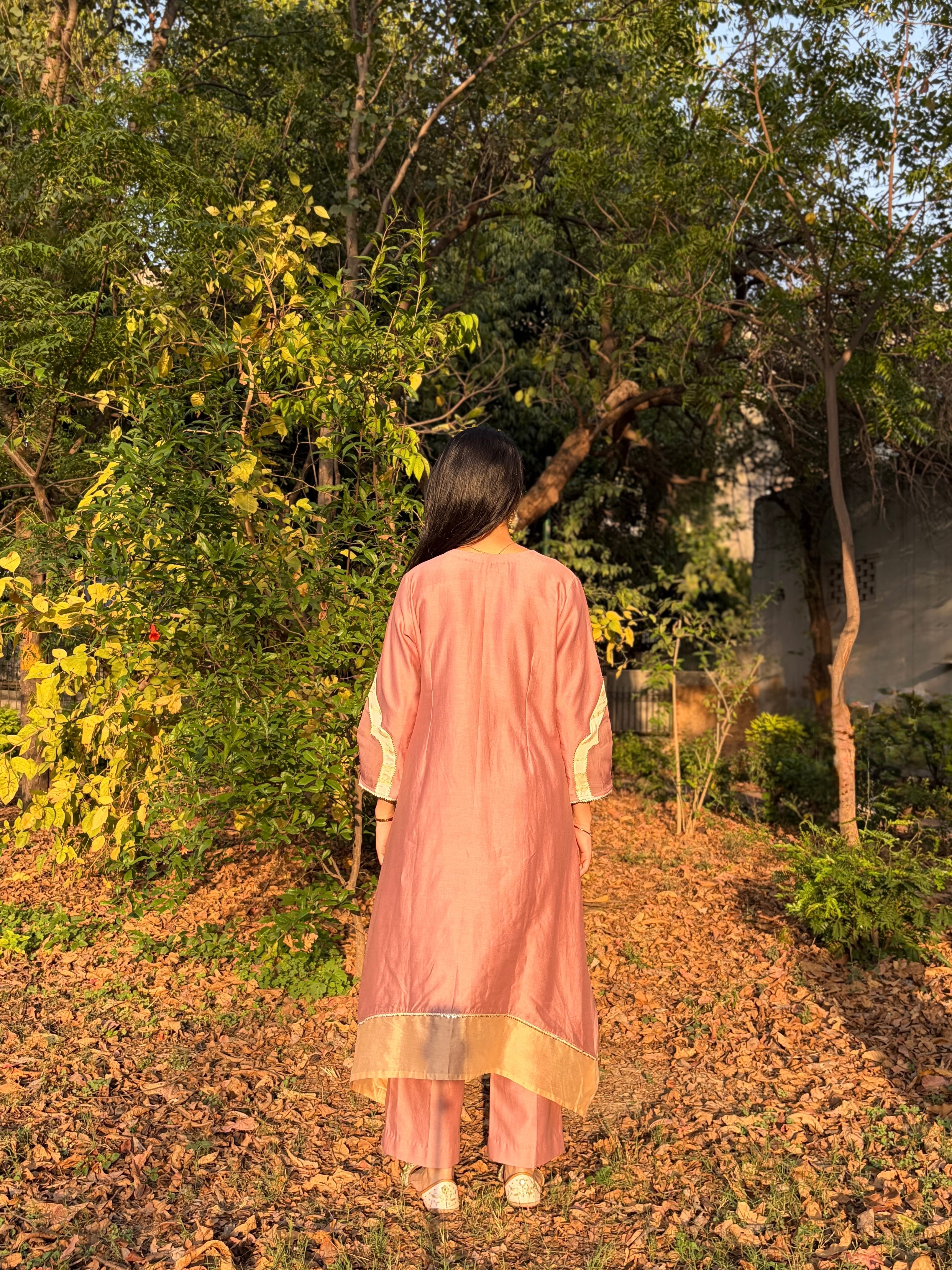 Old Rose Kurta Set