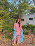 Old Rose Kurta Set