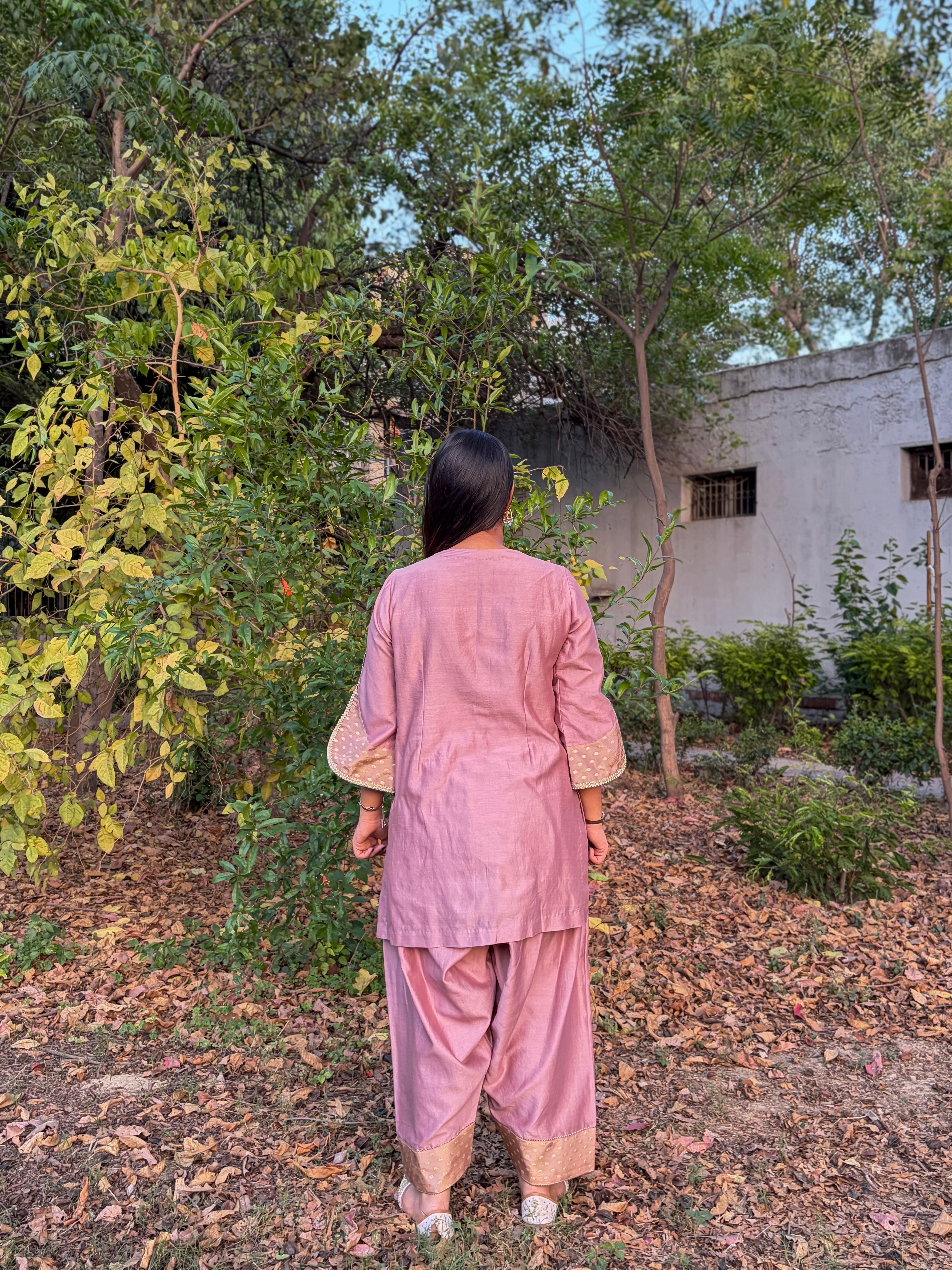 Old Rose Kurta Set