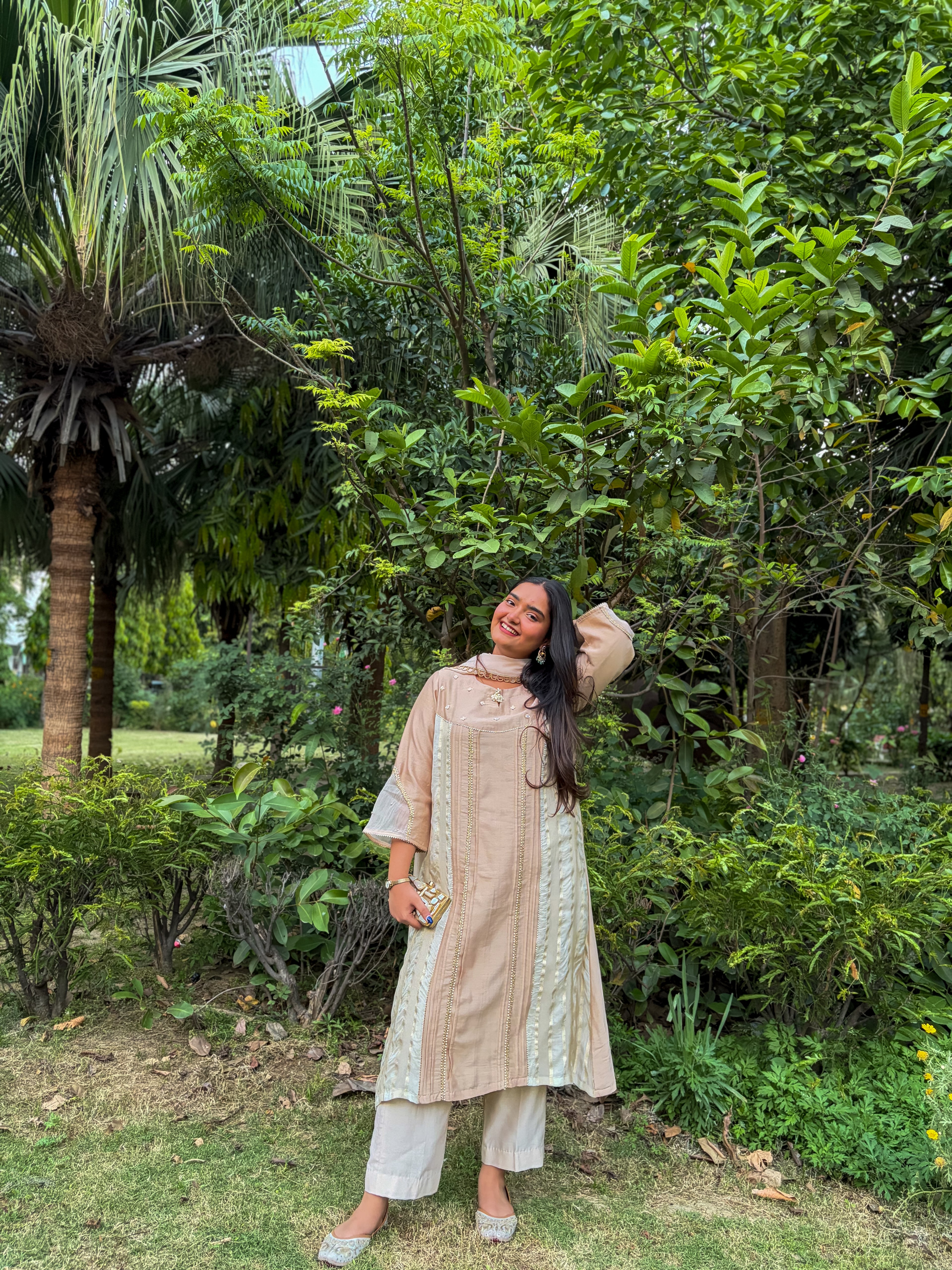 Beige Kurta Set