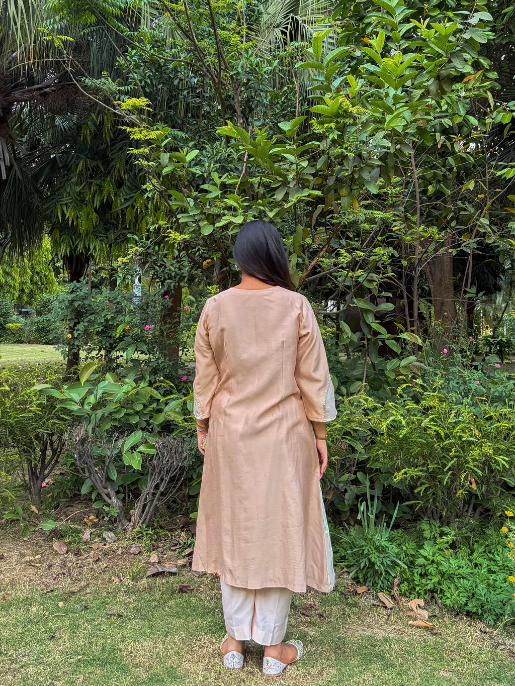 Beige Kurta Set