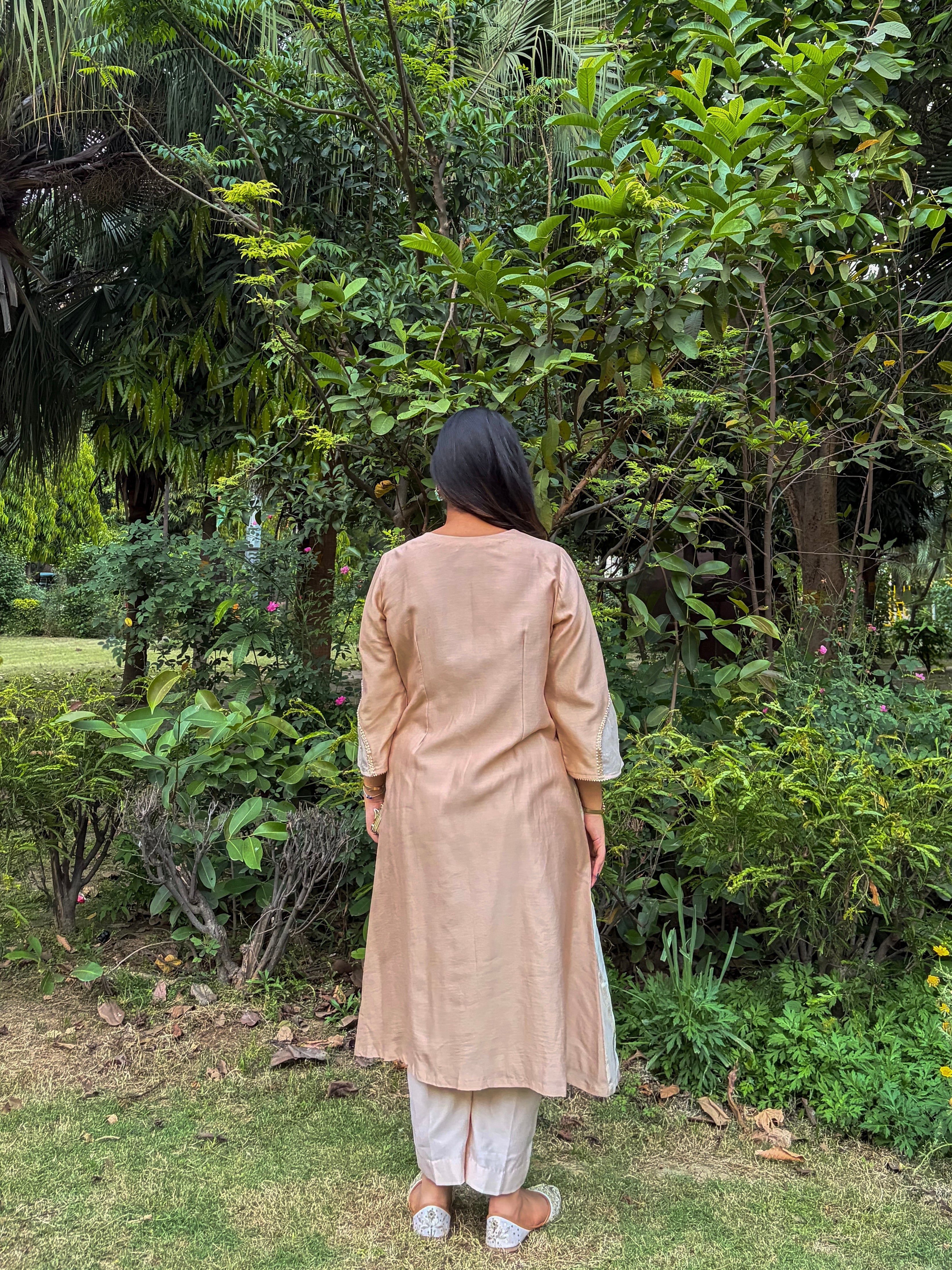 Beige Kurta Set