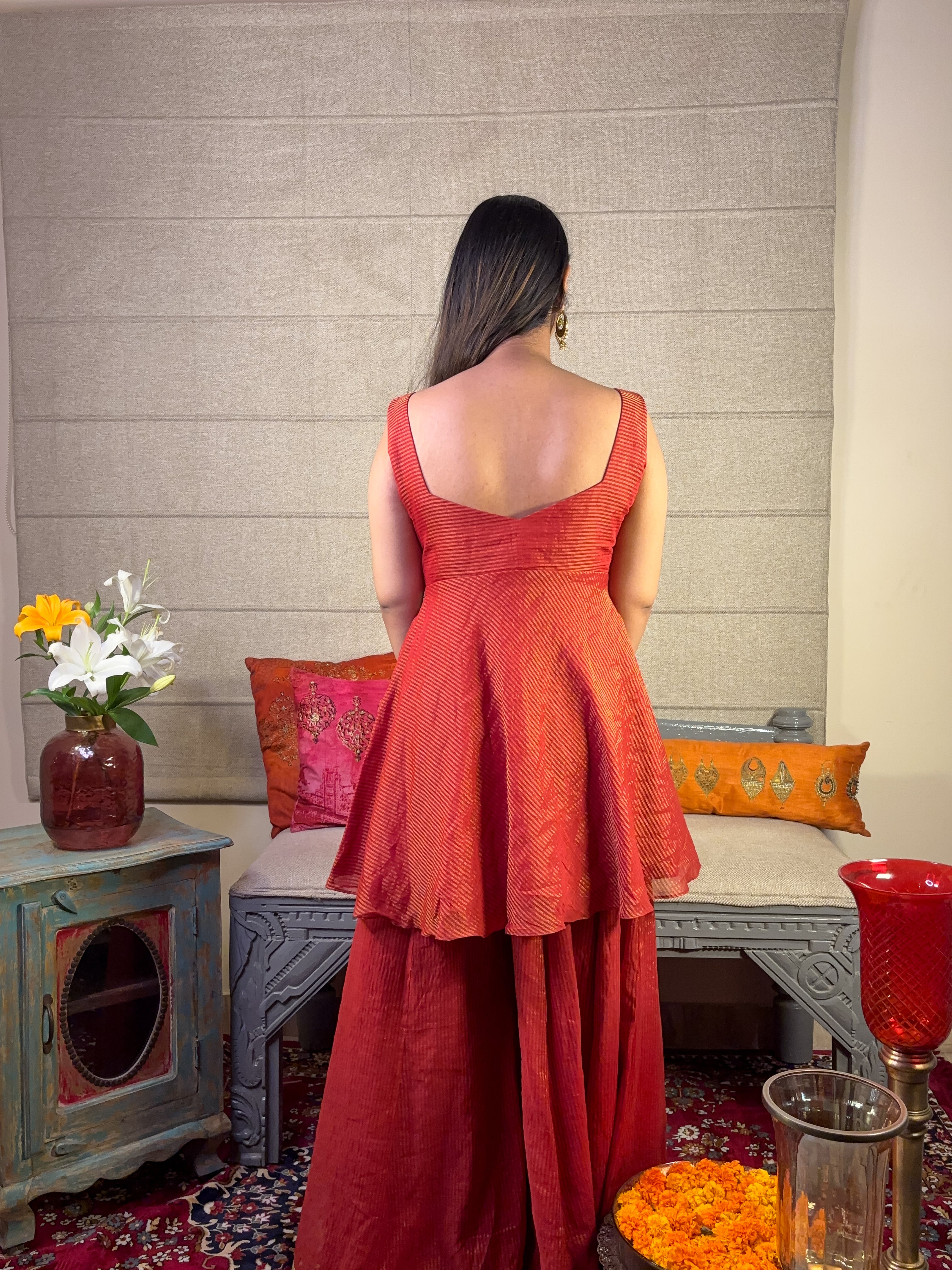 Peplum set